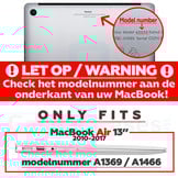 MacBook Air 13 inch (2010-2017) cover hoes Marble Nova