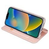 iPhone 14 Plus Slim Bookcase hoes - Roze
