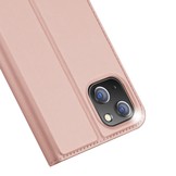iPhone 14 Plus Slim Bookcase hoes - Roze