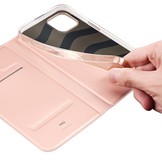iPhone 14 Plus Slim Bookcase hoes - Roze