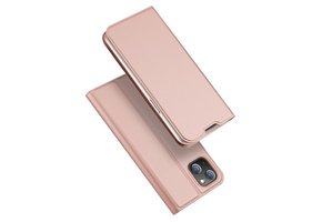 Dux Ducis - Slim bookcase hoes - iPhone 14 Plus - Roze