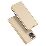iPhone 14 Plus Slim Bookcase hoes - Goud