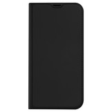 iPhone 14 Slim Bookcase hoes Zwart