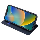 iPhone 14 Slim Bookcase hoes Blauw