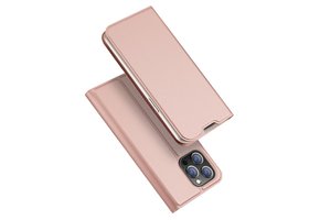 Dux Ducis - Slim bookcase hoes - iPhone 14 Pro - Roze