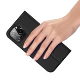 iPhone 14 Pro Slim Bookcase hoes Zwart