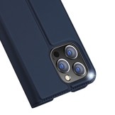 iPhone 14 Pro Slim Bookcase hoes Blauw