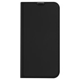 iPhone 14 Pro Max Slim Bookcase hoes Zwart