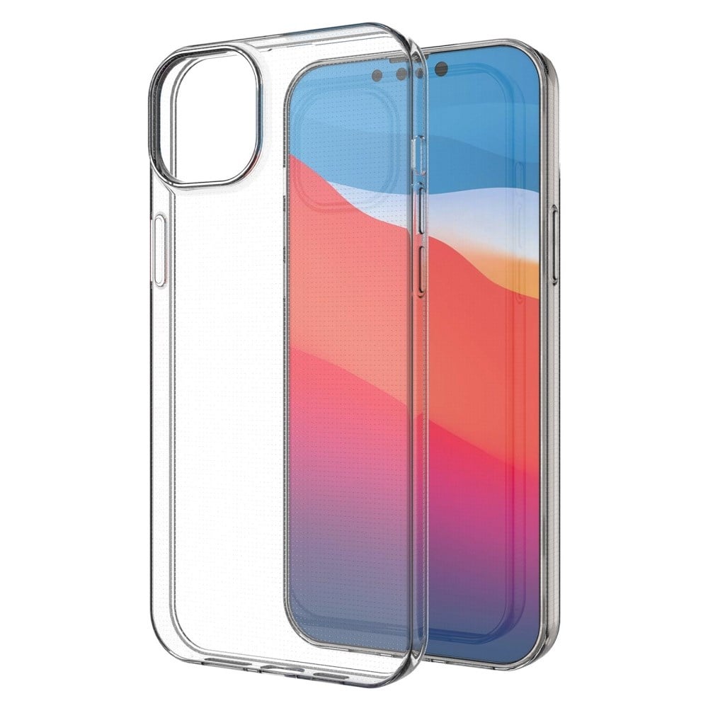 Lunso - iPhone 14 Plus - Softcase hoes - Transparant