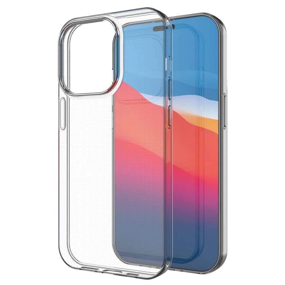 Lunso - iPhone 14 Pro - Softcase hoes - Transparant