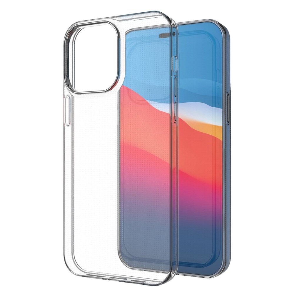 Lunso - iPhone 14 Pro Max - Softcase hoes - Transparant