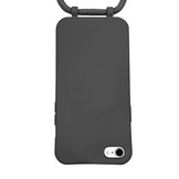 iPhone SE 2022, iPhone SE 2020, iPhone 8, iPhone 7 en iPhone 6(s) Telefoonhoes met koord Zwart