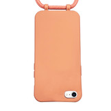 iPhone SE 2022, iPhone SE 2020, iPhone 8, iPhone 7 en iPhone 6(s) Telefoonhoes met koord Oranje