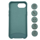 iPhone SE 2022, iPhone SE 2020, iPhone 8, iPhone 7 en iPhone 6(s) Telefoonhoes met koord Donkergroen