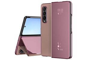 Lunso - Samsung Galaxy Z Fold4 - Window view cover hoes - Roze