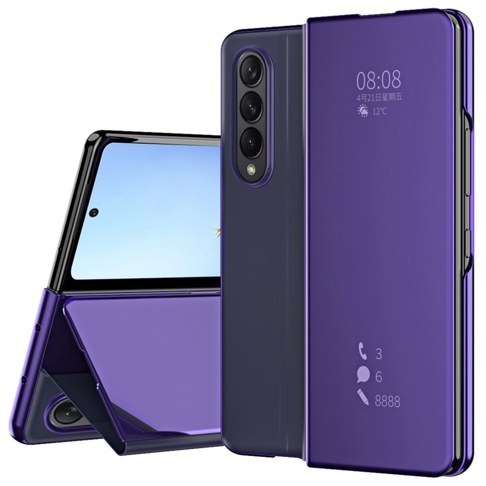 Samsung Galaxy Z Fold4 Window view cover hoes Paars