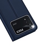 Xiaomi Poco M4 Pro 4G Slim Bookcase hoes Blauw