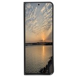 Samsung Galaxy Z Fold4 Croco patroon cover hoes Lichtbruin