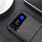 Samsung Galaxy Z Flip4 Canvas cover hoes Rood