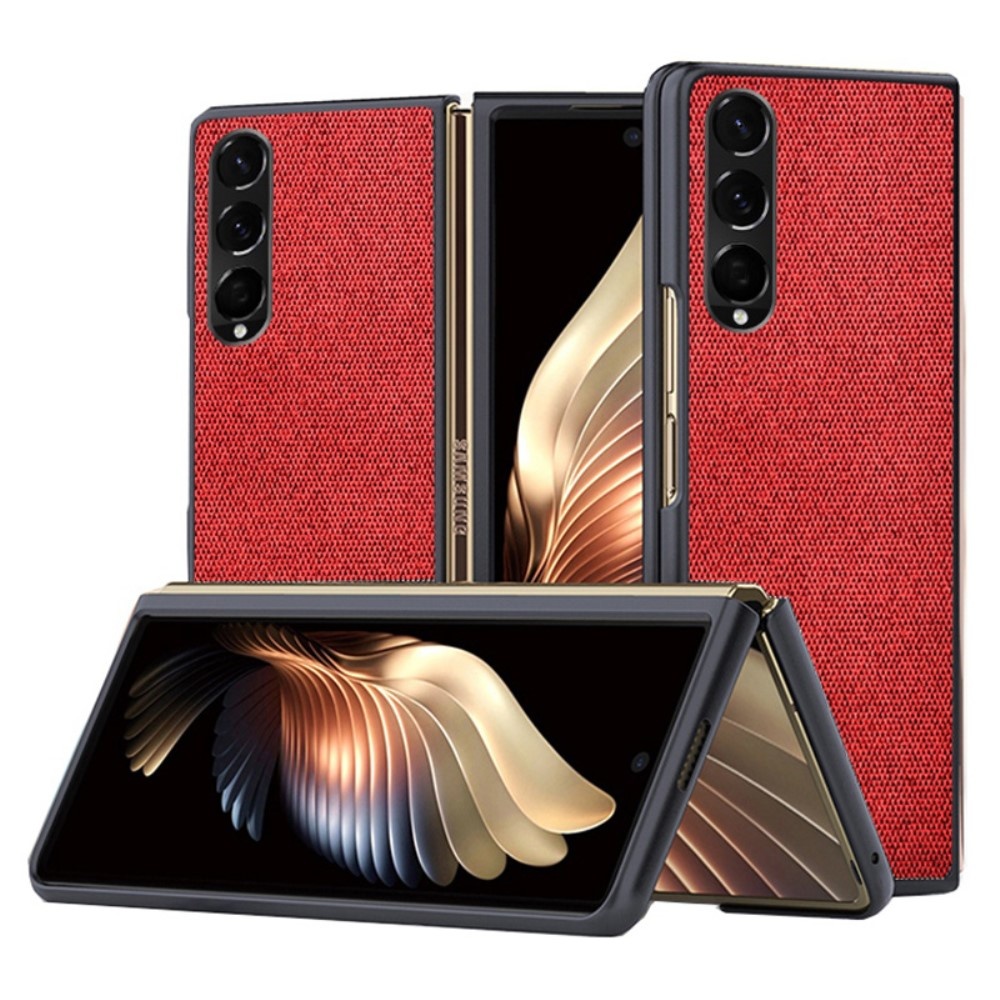 Samsung Galaxy Z Fold4 Canvas cover hoes Rood