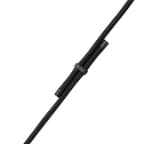 iPhone SE 2022, iPhone SE 2020, iPhone 8, iPhone 7 en iPhone 6(s) Telefoonhoes met koord + Socket Houder Zwart