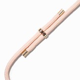 iPhone SE 2022, iPhone SE 2020, iPhone 8, iPhone 7 en iPhone 6(s) Telefoonhoes met koord + Socket Houder Roze