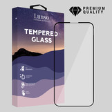 iPhone 14 Pro Gehard beschermglas met Zwarte Rand (Screenprotector)