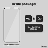 iPhone 14 Pro Gehard beschermglas met Zwarte Rand (Screenprotector)