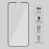 iPhone 14 Gehard beschermglas met Zwarte Rand (Screenprotector)