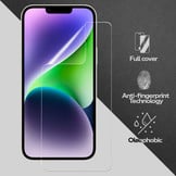 iPhone 14 Plus Duo Pack (2 stuks) Beschermfolie Full Covered Screenprotector inclusief bevestiging tool