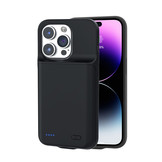 iPhone 14 Pro Max Oplaadcase 6800 mAh hoes - Zwart