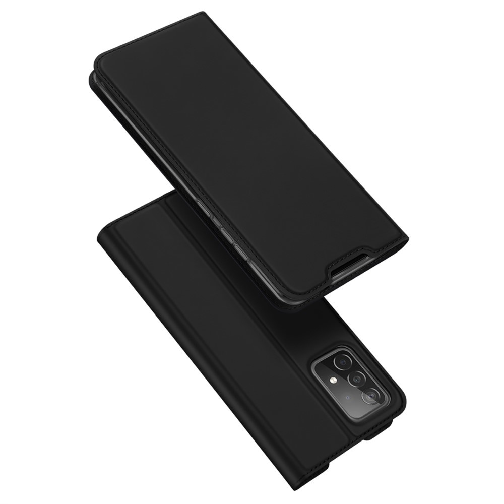 Samsung Galaxy A73 5G Slim Bookcase hoesje - Zwart