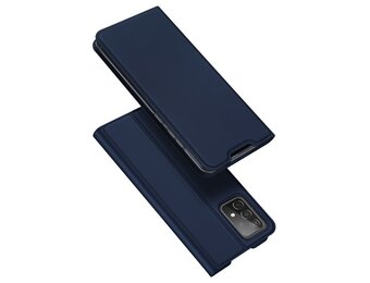 Dux Ducis - Samsung Galaxy A73 5G - Slim bookcase hoesje - Blauw