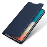 Samsung Galaxy A73 5G Slim Bookcase hoesje - Blauw