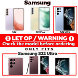 Samsung Galaxy S22 Ultra Telefoonhoes met koord Donkergroen