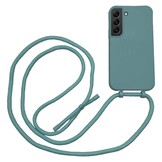 Samsug Galaxy S22 Plus Telefoonhoes met koord Donkergroen