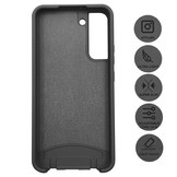 Samsug Galaxy S22 Plus Telefoonhoes met koord Zwart