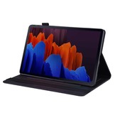 Samsung Galaxy Tab S8 Ultra Luxe Bookcase hoes - Zwart