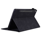 Samsung Galaxy Tab S8 Ultra Luxe Bookcase hoes - Zwart
