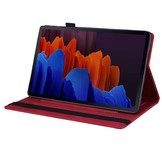 Samsung Galaxy Tab S8 Ultra Luxe Bookcase hoes - Rood