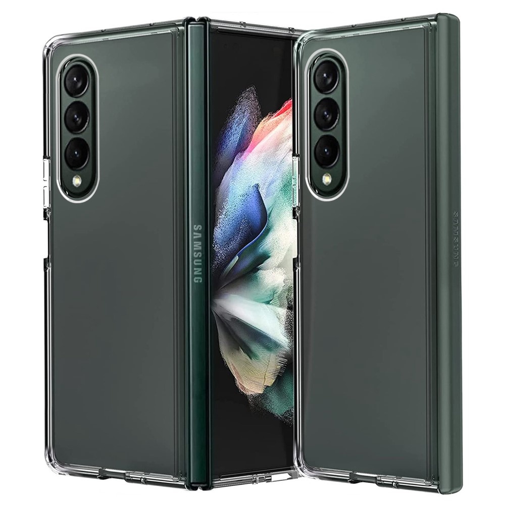 Samsung Galaxy z Fold4 TPU Backcover hoes Transparant