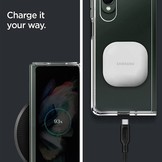 Samsung Galaxy z Fold4 TPU Backcover hoes Transparant