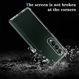 Samsung Galaxy z Fold4 TPU Backcover hoes Transparant