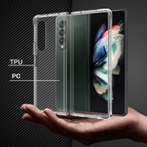 Samsung Galaxy z Fold4 TPU Backcover hoes Transparant