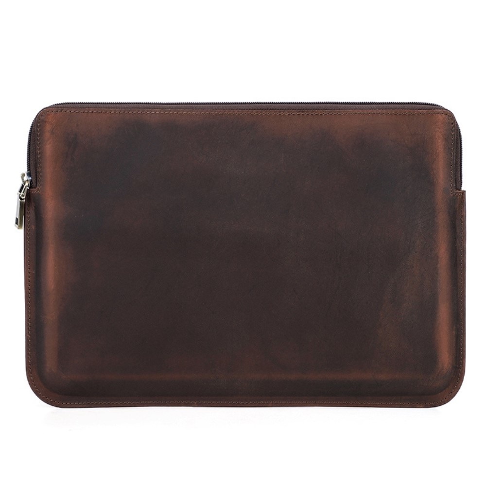 Laptop 13 inch hoogwaardige Lederen Sleeve - Coffee