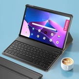 Lenovo Tab M10 Plus Gen 3 (3e generatie) Afneembare Toetsenbord Hoes - Zwart