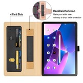 Lenovo Tab M10 Plus Gen 3 (3e generatie) Luxe Bookcase hoes - Zwart