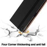 Lenovo Tab M10 Plus Gen 3 (3e generatie) Luxe Bookcase hoes - Zwart