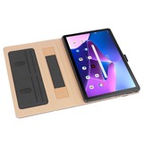 Lenovo Tab M10 Plus Gen 3 (3e generatie) Luxe Bookcase hoes - Zwart