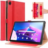 Lenovo Tab M10 Plus Gen 3 (3e generatie) Luxe Bookcase hoes - Rood